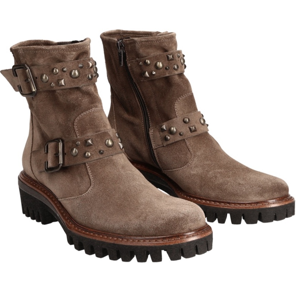 moto boots. Brand new.  Suede Leather.